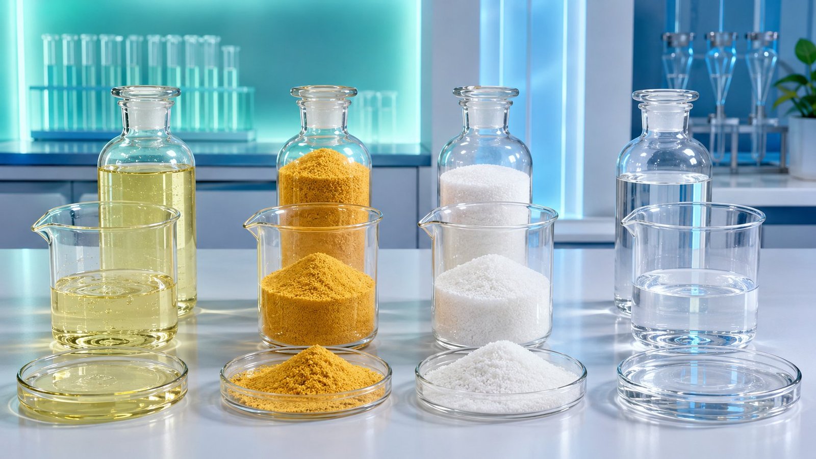premium water decoloring agent PAC PAM PolyDADMAC product matrix